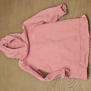 Girls Moncler logo-appliqué hoodie dress